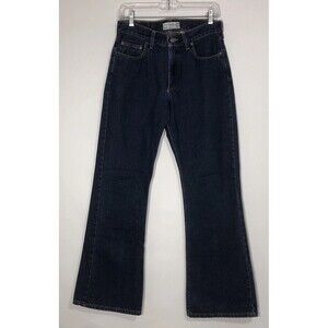 Abercrombie Fitch Slouch Jean Bootcut Mid Rise Dk Wash Sz 6 30X32 U.S.A.